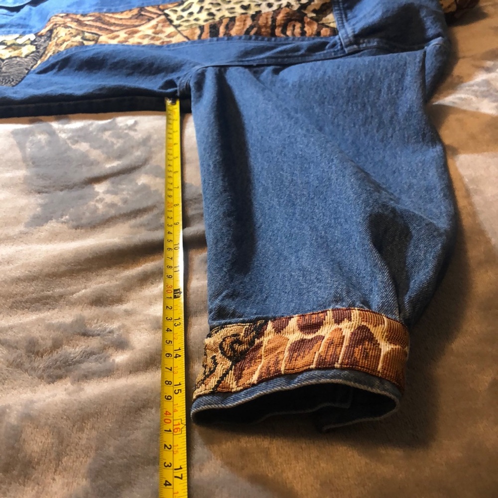 Jean Jacket Giraffe 🦒 Zebra 🦓  design - Picture 12 of 13